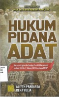 Hukum Pidana Adat