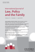 INTERNATIONAL JOURNAL OF LAW, POLICY AND THE FAMILY, VOLUME 31 ISSUE 1, 2017